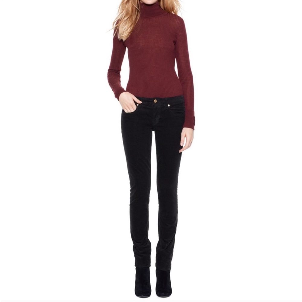 Black Tory Burch Corduroy Skinny Pants